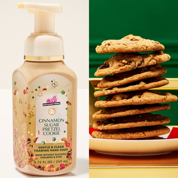 Bath & Body Works Other - Bath Body Works Milk Bar Cinnamon Sugar Pretzel Cookie Foam Hand Soap 8oz NEW